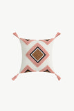 4 Styles Geometric Graphic Tassel Pillow Cover