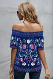 Floral Off-Shoulder Blouse