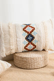 2 Styles Embroidered Fringe Detail Pillow Cover