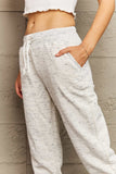 Ninexis Full Size Tie Waist Long Sweatpants