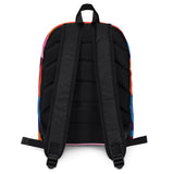 Colorful Wavy Stripes Backpack