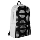 Black Geometric Shape Backpack