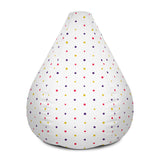 Colored Polka Dots Bean Bag Chair Cover