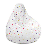 Colored Polka Dots Bean Bag Chair Cover