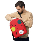 Red Minimalist Backpack