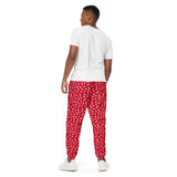 Streetwear Red Polka Dot Track pants