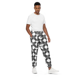 Black & White Geometric Track pants