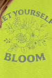 Simply Love Simply Love Full Size LET YOURSELF BLOOM Graphic Sweatshirt