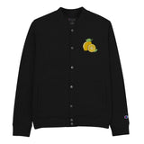 Embroidered Lemons & Squeeze Champion Bomber Jacket