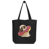 Doggie with Donut Eco Tote Bag