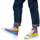 Men’s high top canvas shoes