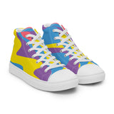 Men’s high top canvas shoes