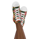 Women’s high top canvas shoes