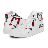 Women’s high top canvas shoes