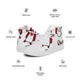 Women’s high top canvas shoes